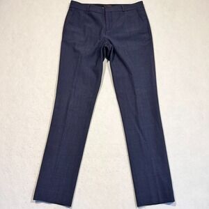 Banana Republic Women's Navy Straight-Leg Trousers